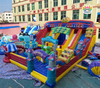 Custom Inflatable Mini Castle & Bounce House – Factory Direct in 0.55mm PVC