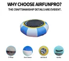 Inflatable Water Trampoline: 0.9mm PVC Material, Suitable for Various Water Entertainment Occasions