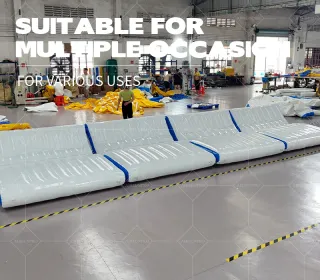 Inflatable Water Sofa: 0.9mm PVC Material, Accommodates 4-6 People, Floating Lounger