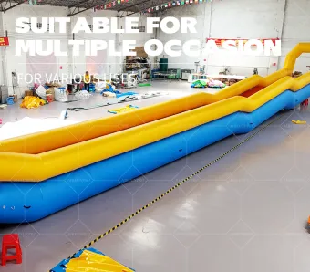 Extra-Long Inflatable Slide with Pool: A Passionate Joy Corridor for Summer Fun