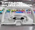 Sun-Shaded Marine Inflatable Float Platform: A Cozy Exclusive Spot for Seaside Relaxation