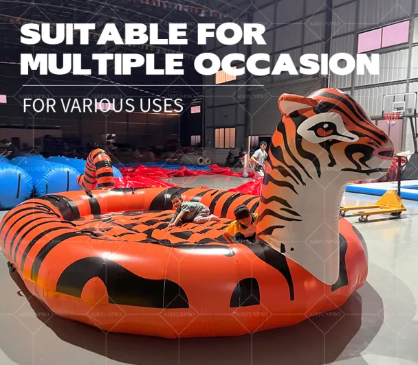 Premium & Cute Tiger-Patterned AIRFUNPRO Inflatable Float: A Summer Water Treasure Boosted by High-Temperature Technology