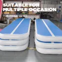 Flexible & Non-Slip Wire-Drawing Inflatable Gym Mat: A Multi-Scenario Sports Buffer Partner Boosted