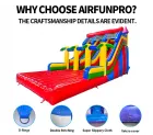 Vibrant Multi-Lane Inflatable Slide: A Cool Fun Hub for Joyful Sliding