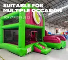 Hot Sale PVC Cartoon Inflatable Castle Bouncer Jumping Trampoline Playhouse - Kids Indoor Outdoor Birthday Party, Garden, School, Sports Activities Bounce House for Children