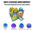 Jump House Commercial Inflatable Bouncer for Kids - Mini Bounce House, Jumping Castle, Inflatable Playground, Party Rental, Outdoor Play Equipment