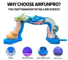 Water-Themed Inflatable Archway: Summer Event Decoration for Water Parks and Pool Parties