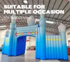 Castle-Themed Inflatable Arch – Beach Resort Entrance Decoration