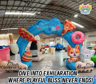 Custom Themed Inflatable Archway for Festivals and Public Events