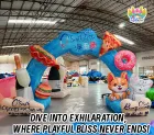 Custom Themed Inflatable Archway for Festivals and Public Events