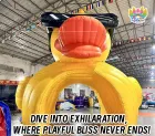 Inflatable Rubber Duck Archway – A Fun Entrance Decoration for Water Parks and Children's Events