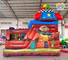 Themed Inflatable Bounce House with Slide – AirFun Pro Commercial Play Equipment for Outdoor Theme Parks & Kids Birthday Parties