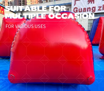 Durable PVC Inflatable Archery Tag Barriers & Paintball Bunkers Shooting Accessories Commercial Outdoor Paintball Obstacles