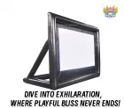 Airtight Inflatable Outdoor Movie Screen for Events & Open-Air Cinemas