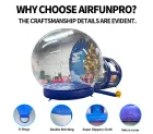 Christmas-Exclusive Transparent Inflatable Snow Globe Pod: An Immersive Interactive Space for Festive Atmosphere