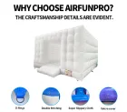 Inflatable White Cube Tent: AirFunPro High-End Inflatable Tent Portable Event Spaces
