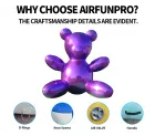 Violet Mirror Inflatable Giant Bear Sculpture: An Eye-Catching Art Installation for Commercial Scenarios