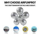 Silver Iridescent Mirror Inflatable Flower Installation: A Dynamic Art Focal Point for Commercial Spaces