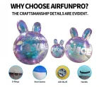 Iridescent Laser Rabbit Ear Inflatable Ball: An Eye-Catching Interactive Installation for Trendy Scenarios