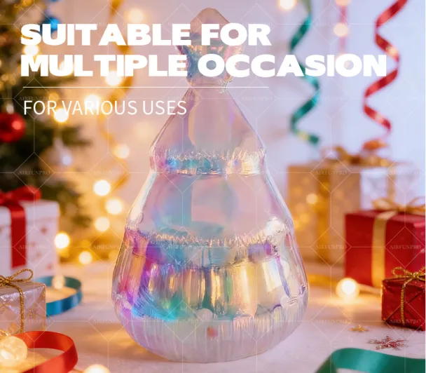 Iridescent Laser Inflatable Christmas Tree: A Dreamy Atmosphere Core for Winter Festivals