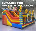 Circus-Themed Inflatable Play Combination (0.55mm PVC) – Entertainment Facility for Children's Parties and Commercial Venues