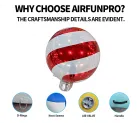 Red Mirror Reindeer Christmas Inflatable Ornament Ball: A Textured Atmosphere Core for Festive Scenarios