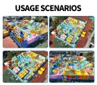 50x40 Meter Duck-Themed Multi-Scenario Inflatable Amusement Park