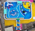 Vibrant Ocean-Themed 22x23m Waterpark Inflatable Play Hub