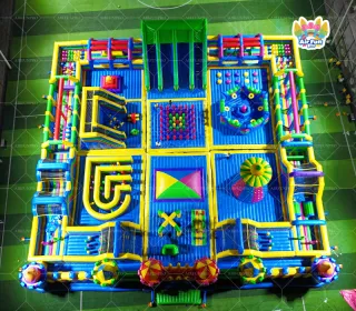 Huge Customizable Inflatable Theme Park - Multi - Zone Adventure Playground