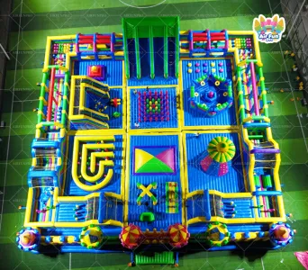 Huge Customizable Inflatable Theme Park - Multi - Zone Adventure Playground