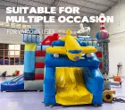 Kids Inflatables Game Party Combo Pink Inflatable Bounce House Commercial Inflatable Castle Bouncer Indoor Slide PVC