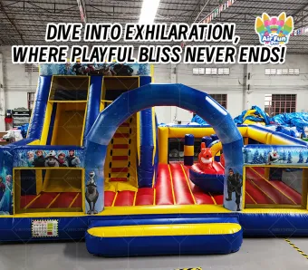 Outdoor Kids Bounce House PVC Tarpaulin AirFunPro Inflatable Castle Bouncer Party Rental Toddler Jumping