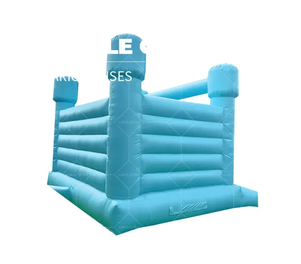 White PVC Tarpaulin Bouncy Castle for Birthday Party Inflatable Wedding Bouncer Slide Ball Pit Commercial Bounce House