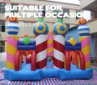 Commercial AirFunPro Inflatable PVC Tarpaulin Bouncer House Castle Combo Jumping Playground Lightweight Customizable Size