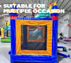 Multi-Color Mushroom Inflatable Castle Bouncer PVC Tarpaulin Lightweight Jumping House for Kids
