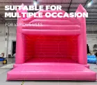 AirFunPro Outdoor Pink Lightweight PVC Tarpaulin Jumping Bouncer Bouncing Castles Inflatable Water Slide with Pool