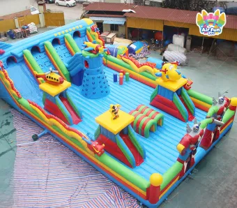 Airplane & Superhero Themed Customizable Inflatable Castle
