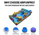 Airplane & Superhero Themed Customizable Inflatable Castle