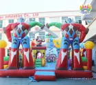 Giant mecha heroes have landed! The epic inflatable castle is now open!