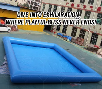 Deep Blue Inflatable Play Pool: A High-Temperature Heat-Sealed, Fast-Inflation Multi-Functional Outdoor Play Base