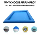 Deep Blue Inflatable Play Pool: A High-Temperature Heat-Sealed, Fast-Inflation Multi-Functional Outdoor Play Base