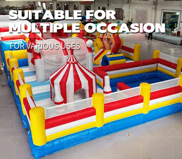 High-Capacity Cartoon Animal Castle | Ideal for Events & Parks