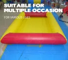 Red-Yellow Contrast Inflatable Play Pool: A High-Temperature Heat-Sealed, Fast-Inflation Vibrant Play Base