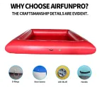 Bright Red Inflatable Play Pool: A High-Temperature Heat-Sealed, Fast-Inflation Vibrant Play Center