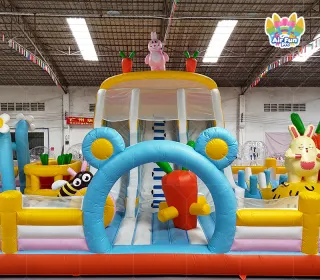 Farm-Themed Inflatable Castle | Boost Venue Foot Traffic with Cute Character