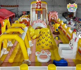 Fox & Pineapple Paradise! Slide & Bounce in This Sunny Inflatable Castle