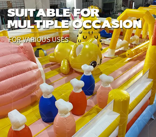 Fox & Pineapple Paradise! Slide & Bounce in This Sunny Inflatable Castle