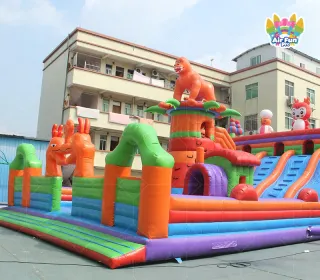 Wild Safari Inflatable Castle: The Most Epic Play Zone of Summer!
