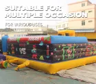 High-Capacity Obstacle Course Castle | Ideal for Amusement Parks & Events