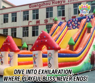 Mushroom Party Inflatable Slide: The Most Colorful Dry Slide of Summer!